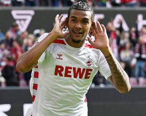 FC Koln Striker Damian Downs